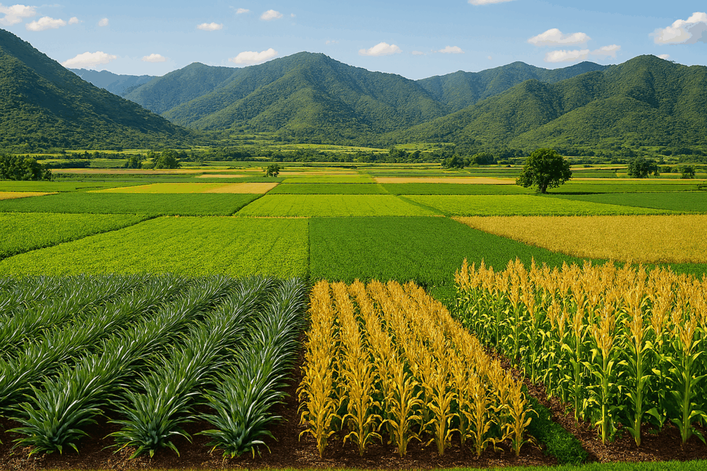 Producción Agrícola en la Región de la Cuenca de Oaxaca (2024)