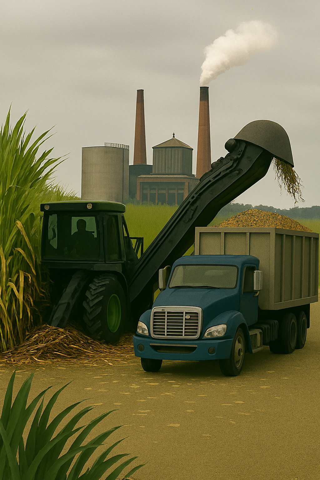 Producción agrícola de caña de azúcar en Veracruz