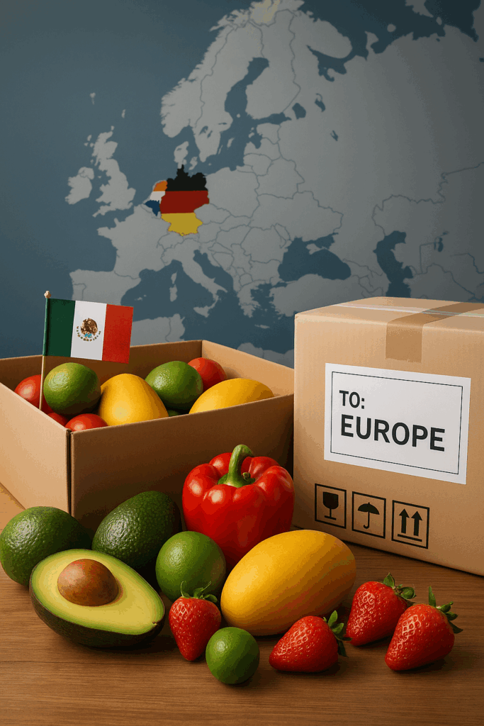Exportación de productos agroalimentarios mexicanos hacia Alemania y Países Bajos