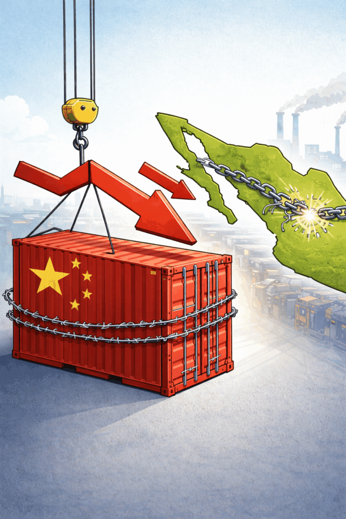 Aranceles a importaciones asiáticas amenazan cadenas productivas en México